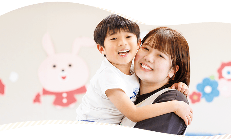 画像：向かい合い保育